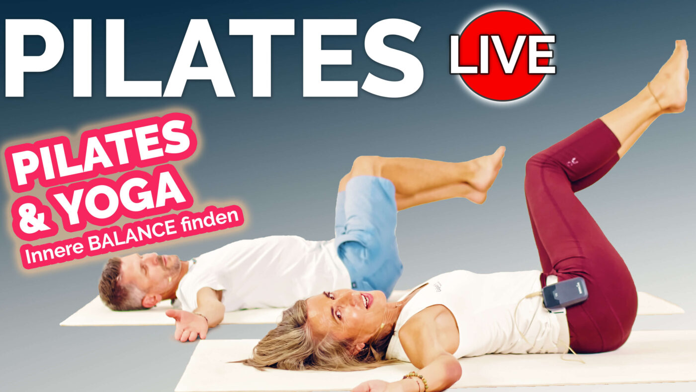 Maria und Wolfgang beim Pilates Training