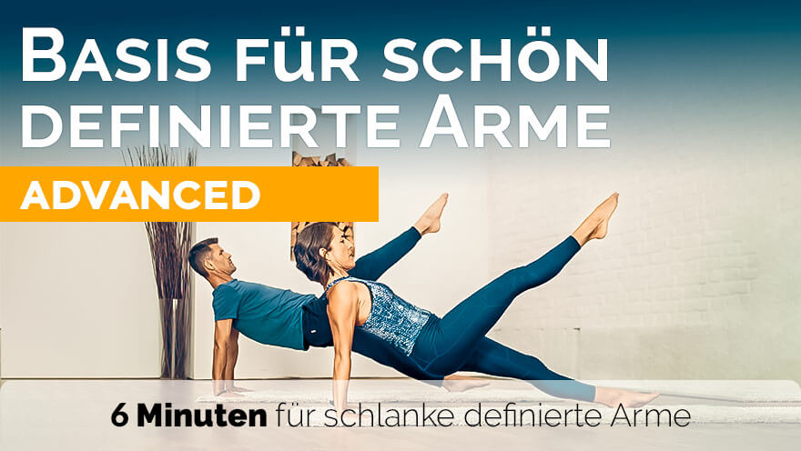 Pilates Kurzprogramm Basis für definierte Arme - Advanced