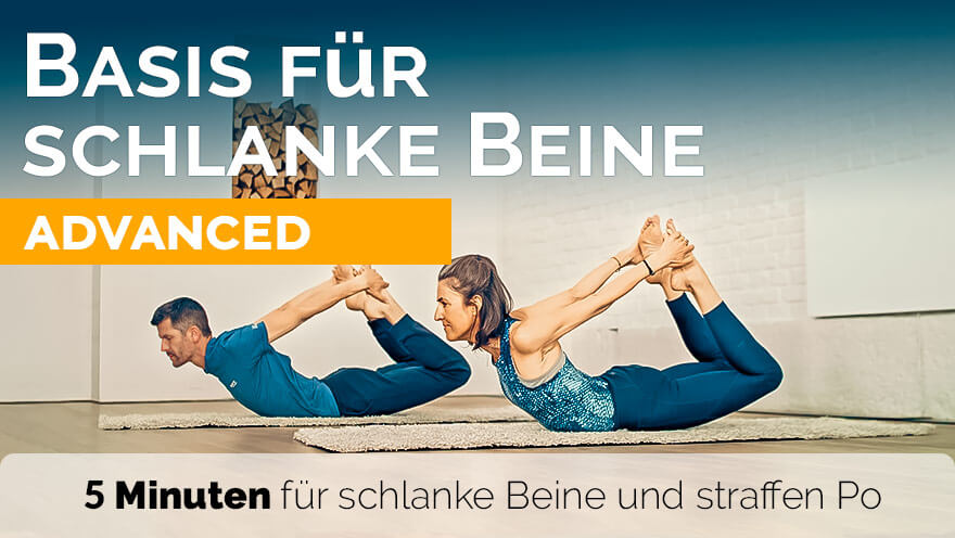 Pilates Kurzprogramm Basis für schlanke Beine - Advanced
