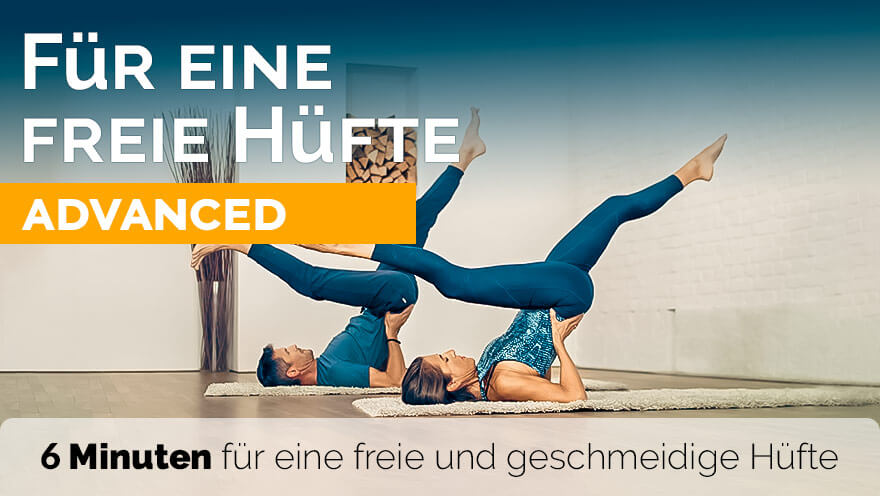 Pilates Kurzprogramm für eine Freie Hüfte - Advanced